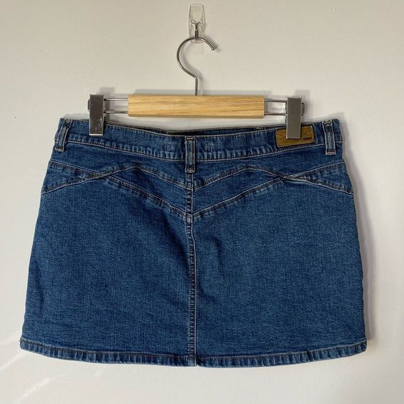 Mavi Low Rise Denim Mini Skirt Sz - Picture 3 of 8